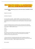 D027 PRACTICE EXAM 2 &OpenCurlyDoubleQuote;A&plus; GUARANTEED &vert; 2025 FULL EXAM REVIEW QUESTIONS&rdquo;