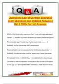 Law of Contracts &ndash; 120 Exam Q&A &vert; Real Estate&comma; Promulgated Forms&comma; Leasehold&comma; DTPA &vert; 2025&sol;2026 &vert; TREC &ndash; Texas Real Estate Commission