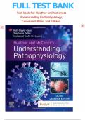 Test bank For Huether and McCances Understanding Pathophysiology&comma; Canadian Edition 2nd Edition by Kelly Power-Kean&comma; Stephanie Zettel&comma; Mohamed Toufic El-Hussein&period;&vert;All chapters 1-42 covered&comma; 100&percnt; PASS&excl;