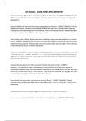 CIP EXAM 2 QUESTIONS AND ANSWERS