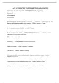 ART APPRECIATION EXAM QUESTIONS AND ANSWERS