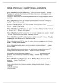 MDSE 2750 EXAM 1 QUESTIONS & ANSWERS