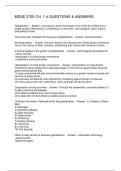 MDSE 2750 CH&period; 1-4 QUESTIONS & ANSWERS
