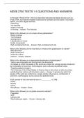 MDSE 2750 TESTS 1-5 QUESTIONS AND ANSWERS