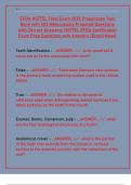 EFDA HOTTEL Final Exam 2025 Test Bank &vert; 300 Q&A