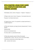 IFSTA CHAPTER 3 EXAM STUDY GUIDE 2026 COMPLETE QUESTIONS AND VERIFIED ANSWERS