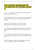 IFSTA CHAPTER 3 EXAMINATION TEST 2026 QUESTIONS WITH ANSWERS GRADED A&plus;