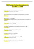 BLS Practice Test Q-Bank &ndash; Complete and Accurate Quizzes with Verified Answers &vert; Latest 2024&sol;2025 Edition