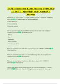 TAFE Microscopy Exam Practice UPDATED   ACTUAL   Questions and CORRECT  Answers