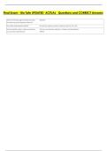 Final Exam - Bio Tafe UPDATED  ACTUAL   Questions and CORRECT Answers 