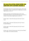 ISA 62443 IC33 ACTUAL EXAM PAPER 2026 QUESTIONS WITH ANSWERS GRADED A&plus;