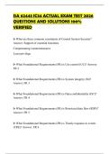 ISA 62443 IC34 ACTUAL EXAM TEST 2026 QUESTIONS AND SOLUTIONS 100&percnt; VERIFIED