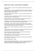 MGMT 3301 EXAM 1 QUESTIONS & ANSWERS