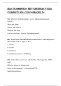 ISSA EXAMINATION TEST QUESTION 7 2026 COMPLETE SOLUTIONS GRADED A&plus;