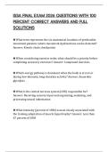 ISSA FINAL EXAM 2026 QUESTIONS WITH 100 PERCENT CORRECT ANSWERS AND FULL SOLUTIONS