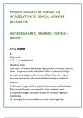 Pathophysiology of Disease&colon; An Introduction to Clinical Medicine 8th Edition Test Bank &vert; Hammer & McPhee &vert; Full-Chapter MCQs with Rationales