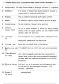 NURS 2500 Quiz 1 Questions With 100&percnt; Correct Answers 