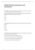 JNCIS-SP Exam Questions and Answers