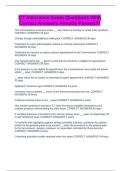 CT Insurance Exam Questions With Correct Answers Already Passed&excl;&excl;&excl;