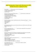 SIDA Training Part 2 Exam with All Correct & 100&percnt; Verified Answers&vert; Updated to Pass