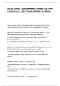 AN 300 EXAM 2 &vert; SLIDE MATERIAL TO PREP FOR EXAM 2 &lpar;MODULE 4&rpar; &vert; QUESTIONS & ANSWERS SCORED A&plus;