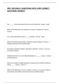 WPC 300 EXAM 2 QUESTIONS WITH 100&percnt; CORRECT SOLUTIONS&comma; PASSED&excl;&excl;
