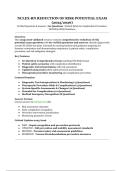 NCLEX-RN Reduction of Risk Potential Exam &lpar;2025&sol;2026&rpar; &ndash; Verified Questions & Answers for Patient Safety&comma; Complication Prevention&comma; and NCLEX&reg;-RN&reg; Readiness