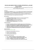 NCLEX-RN Reduction of Risk Potential 4 Exam &lpar;2025&sol;2026&rpar; &ndash; Verified Questions & Answers for Mastery-Level Risk Mitigation&comma; System-Wide Safety&comma; and NCLEX&reg;-RN&reg; Superiority