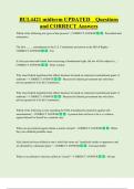 BUL4421 midterm UPDATED    Questions  and CORRECT Answers