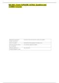 BUL 4421- Exam 2 UPDATED  ACTUAL  Questions and  CORRECT Answers 