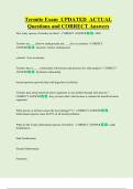 Termite Exam  UPDATED  ACTUAL     Questions and CORRECT Answers