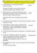 MISY 5300-Mid Term Review with all Correct & 100&percnt; Verified Answers &vert;Actual Complete Exam&vert; Already Graded A&plus;