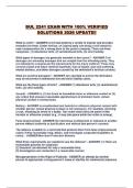 BUL 2241 EXAM WITH 100&percnt; VERIFIED SOLUTIONS 2026 UPDATE&excl;&excl;