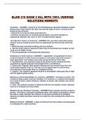 BLAW 310 EXAM 3 ULL WITH 100&percnt; VERIFIED SOLUTIONS NEWEST&excl;&excl;