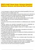 EESTX 33407 Study Guide- Intrusion Detection Systems&comma; Sensors&comma; and Security Best Practices&period;pdf