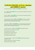 CCIM 101 UPDATED  ACTUAL  Questions  and CORRECT Answers