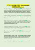 CCIM 101 UPDATED  Questions and  CORRECT Answers 