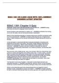 EDUC 1301 PACKAGED EXAMS&excl;&excl;