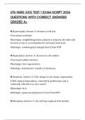 UTA NURS 5315 TEST 1 EXAM SCRIPT 2026 QUESTIONS WITH CORRECT ANSWERS GRADED A&plus;