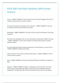 EDUC 606 Final Exam Questions With Correct Answers&period;