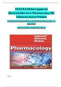 Test Bank For Lippincott Illustrated Reviews&colon; Pharmacology 8th Edition by Karen Whalen&vert;&vert;ISBN NO&colon;10&comma;1975170555&vert;&vert;ISBN NO&colon;13&comma;978-1975170554&vert;&vert;Chapter 1-48&vert;&vert;Complete Guide A&plus;&period;