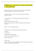 MAN6635 Exam 1 Questions and answers Newest Rated A&plus; 2025&sol;2026 NEW&excl;&excl;