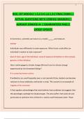 BIOL 107 MODULE 1&period;5&comma;2&period;3&comma;4&period;1&comma;6&period;1&comma;9&period;2 FINAL EXAM &vert;&vert; ACTUAL QUESTIONS WITH VERIFIED ANSWERS&vert;&vert; ALREADY GRADED A&plus; &vert;&vert;GUARANTEED PASS&vert;&vert;  LATEST UPDATE