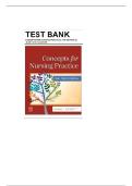 TEST BANK FOR Concepts for Nursing Practice 4th Edition by Jean Foret Giddens ISBN&colon;9780323809825 COMPLETE GUIDE ALL CHAPTERS COVERED WITH RATIONALES 100&percnt; VERIFIED A&plus; GRADE ASSURED&excl;&excl;&excl;&excl;&excl;NEW LATEST UPDATE&excl;&excl;&excl;&excl;&excl;