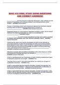 EDUC 412 FINAL STUDY GUIDE QUESTIONS AND CORRECT ANSWERS&excl;&excl;