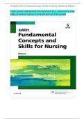 Test Bank for deWit&rsquo;s Fundamental Concepts and Skills for Nursing 5th Edition by Patricia A&period; Williams &ndash; Comprehensive Nursing Questions & Answers