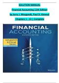 Financial Accounting &lpar;11th Edition&comma; Jerry J&period; Weygandt & Paul D&period; Kimmel&rpar; &ndash; Complete Solution Manual for Chapters 1&ndash;13