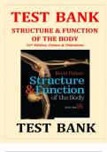 Test Bank for Structure & Function of the Body 16th Edition by Kevin T. Patton & Gary A. Thibodeau – 2025/2026 Latest Update | Complete Anatomy & Physiology Exam Prep