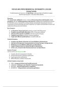 NCLEX-RN Psychosocial Integrity 2 Exam &lpar;2025&sol;2026&rpar; &ndash; Verified Questions & Answers for Advanced Mental Health&comma; Complex Psychosocial Scenarios&comma; and NCLEX&reg;-RN&reg; Mastery