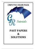 CMP3701 &ndash; Exam Pack with Past Papers and Complete Solutions &ndash; University of South Africa &lpar;UNISA&rpar;
